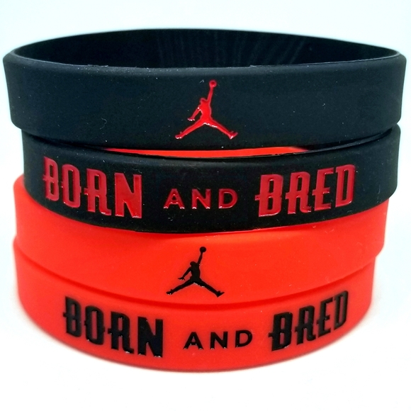 Jordan Accessories Air Jordan Silicone Wristbands Bracelet 4 Piece